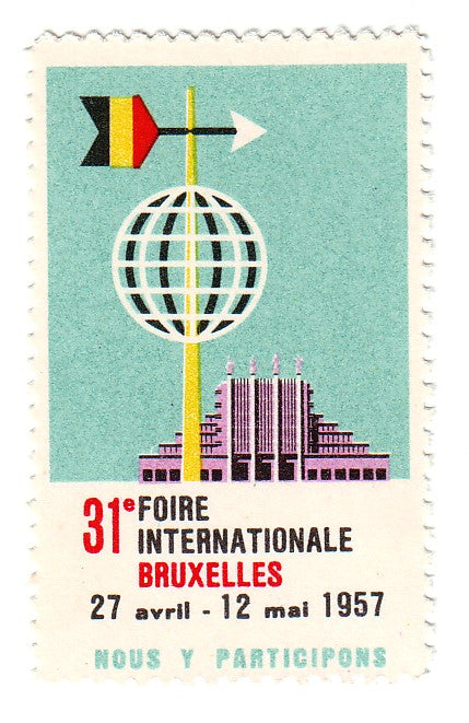 Belgium - 31st Brussels International Fair 1957