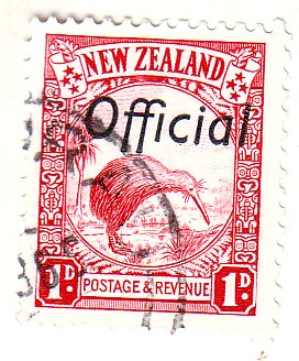 New Zealand - Pictorial 1d Official 1936
