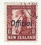 New Zealand - Pictorial 1½d Official 1936