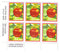 New Zealand - Imprint block, New Zealand Fruits 40c 1983