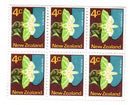 New Zealand - Booklet pane 1973/74 4c (10b(W))(M)