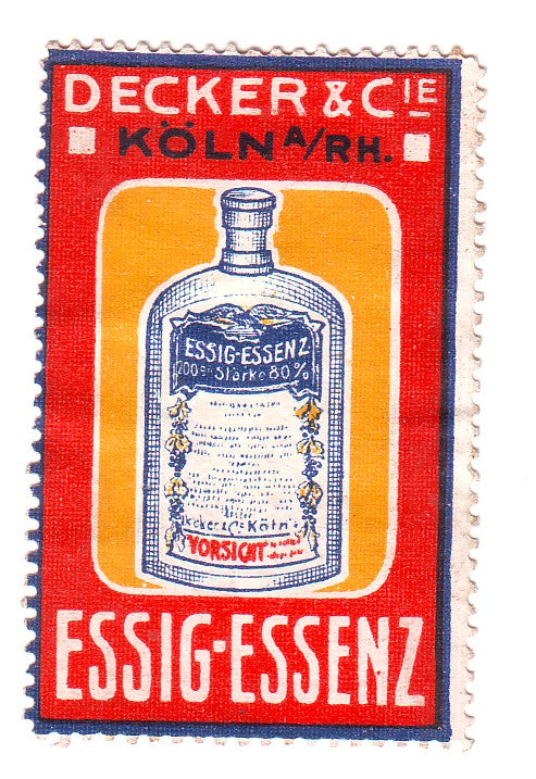 Germany - Essig Essenze label