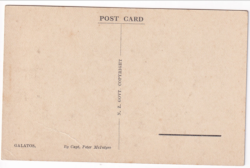 Postcard - WW2, 'Galatos' by Peter McIntyre