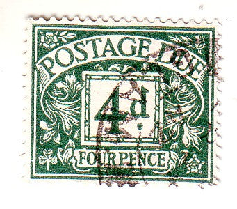 Great Britain - Postage Due 4d 1937