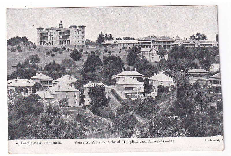 Postcard - General View Auckland Hospital