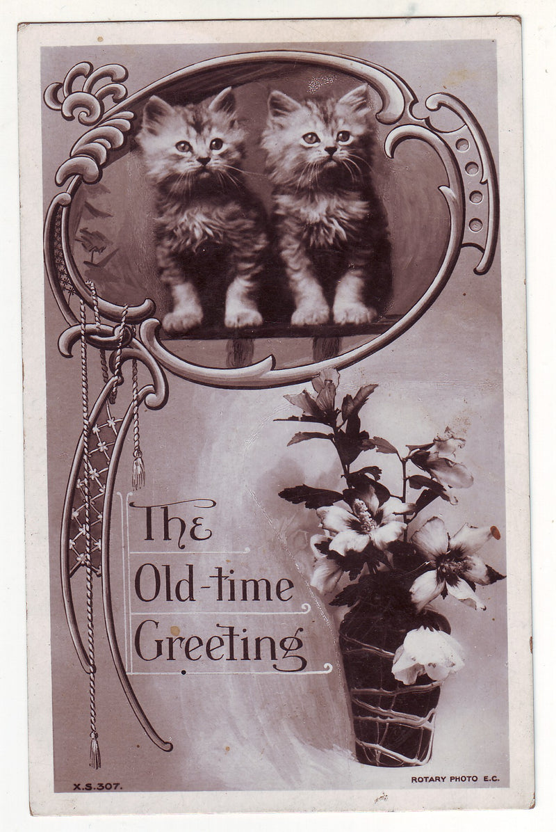 Postcard - 'Old-time Greeting'