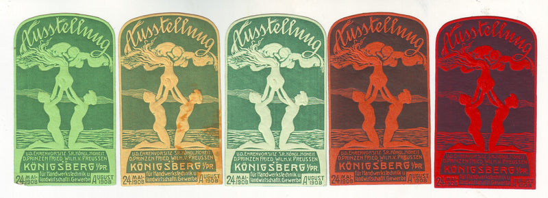 Germany - Konigsberg Exhibition 1908 selection