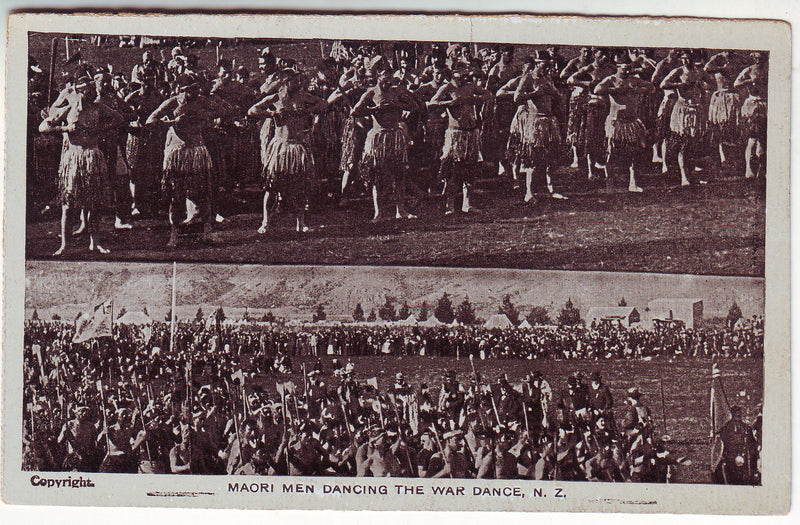 Postcard - Maori, War Dance