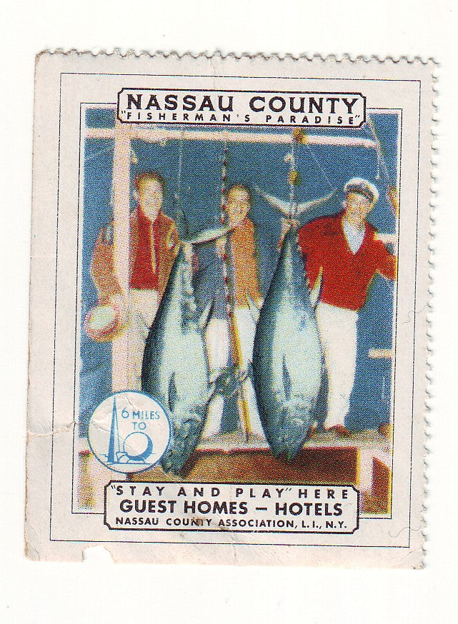 U. S. A. - Nassau County Tourism label(2)
