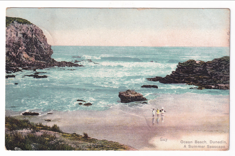 Postcard - Ocean Beach, Dunedin,..........