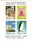 New Zealand - Shackleton's Expedition 80th Anniversary m/s 1988