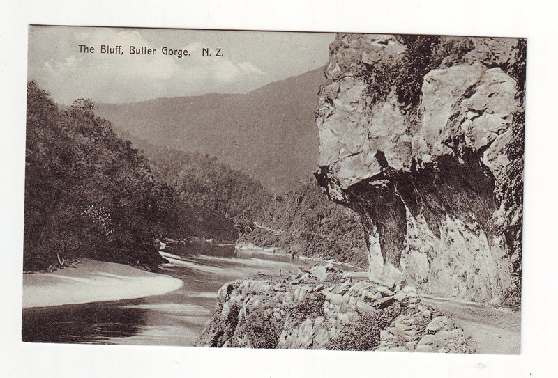 Postcard - The Bluff, Buller Gorge