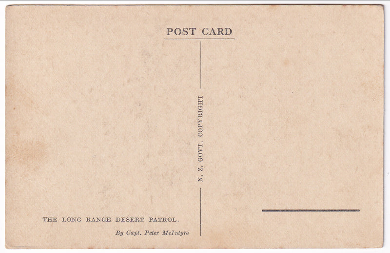 Postcard - WW2, 'The Long Range Desert Patrol' by Peter McIntyre