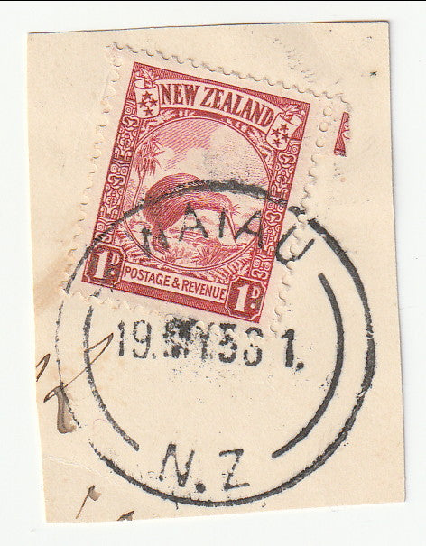 Postmark - Waiau (Christchurch) J class