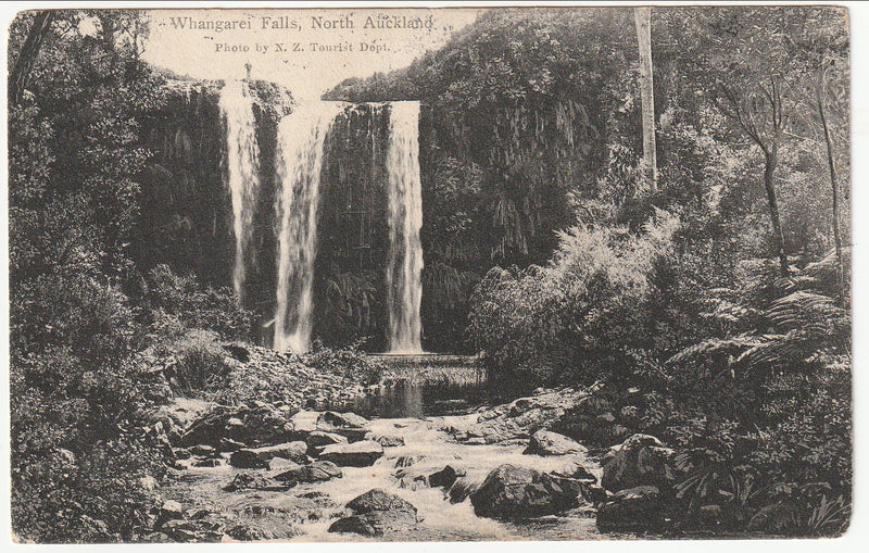 Postcard - Whangarei Falls, North Auckland